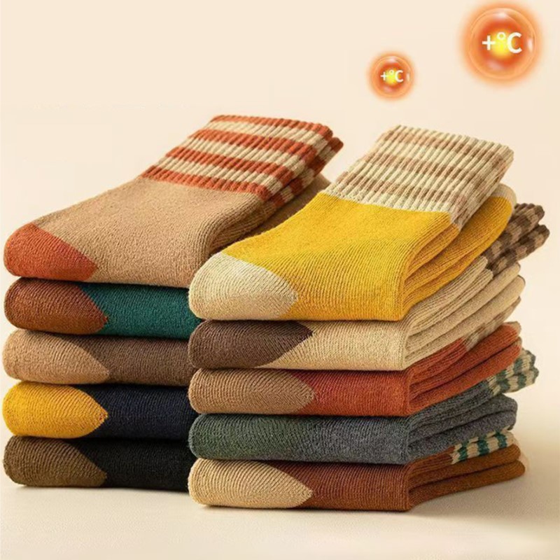 Thermal Sock Wool - Dicke Damen Mid-Tube Socken Winter plus